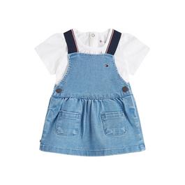 Tommy Hilfiger DENIM DUNGAREE DRESS