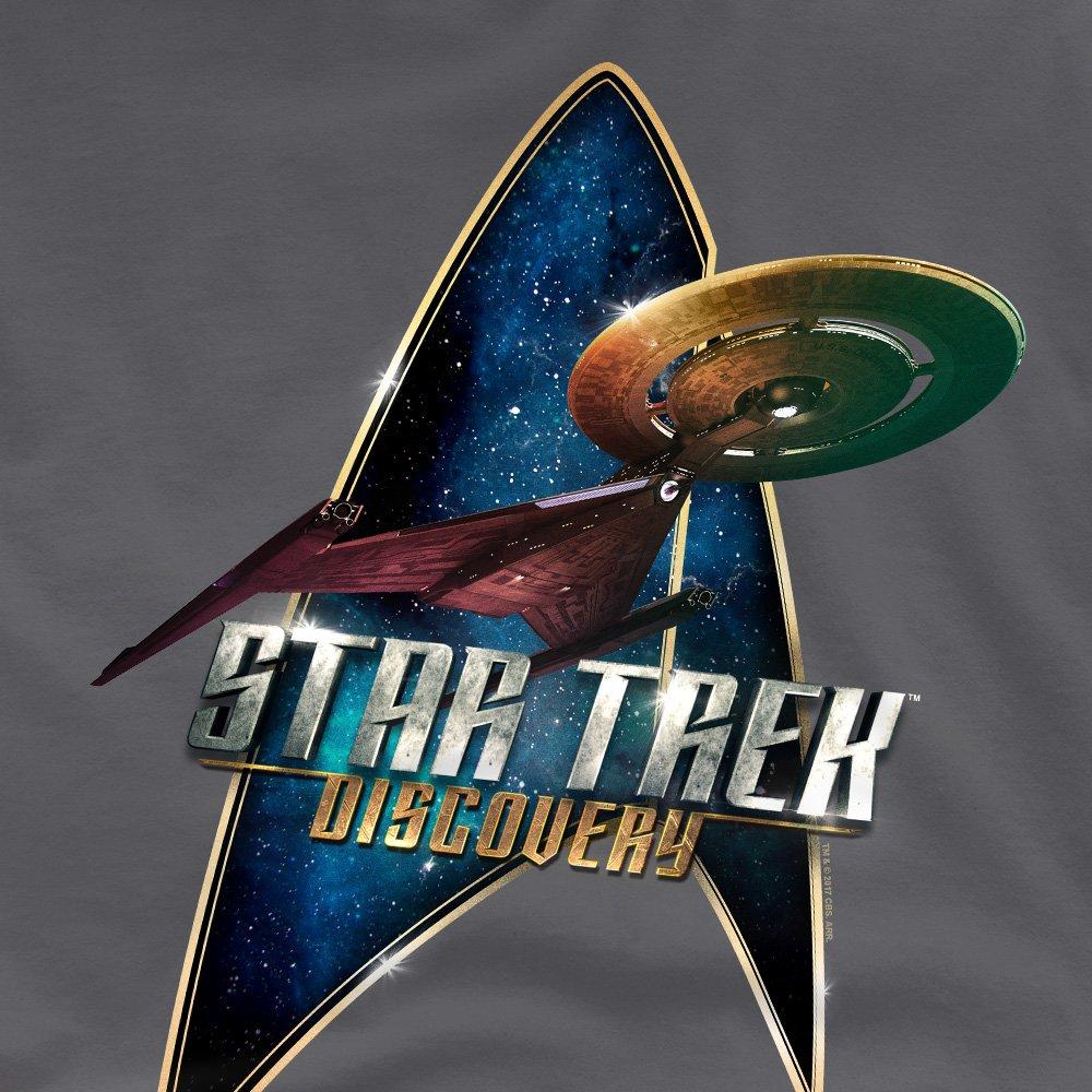 Grey - Star Trek - Star Trek Discovery Discovery Deco T Shirt Charco - 2