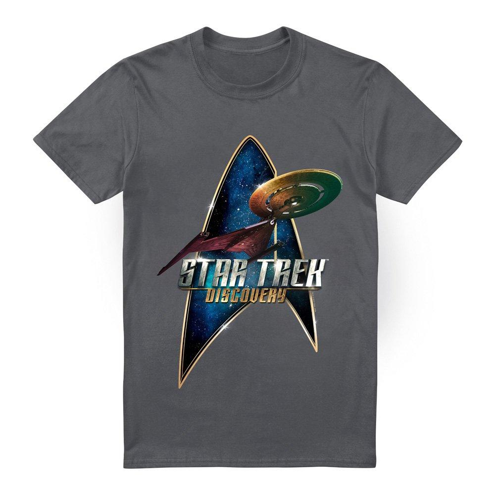 Grey - Star Trek - Star Trek Discovery Discovery Deco T Shirt Charco - 4