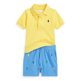 Polo Ralph Lauren Polo Ralph Lauren T Shirt and Shorts Set Infant Boys