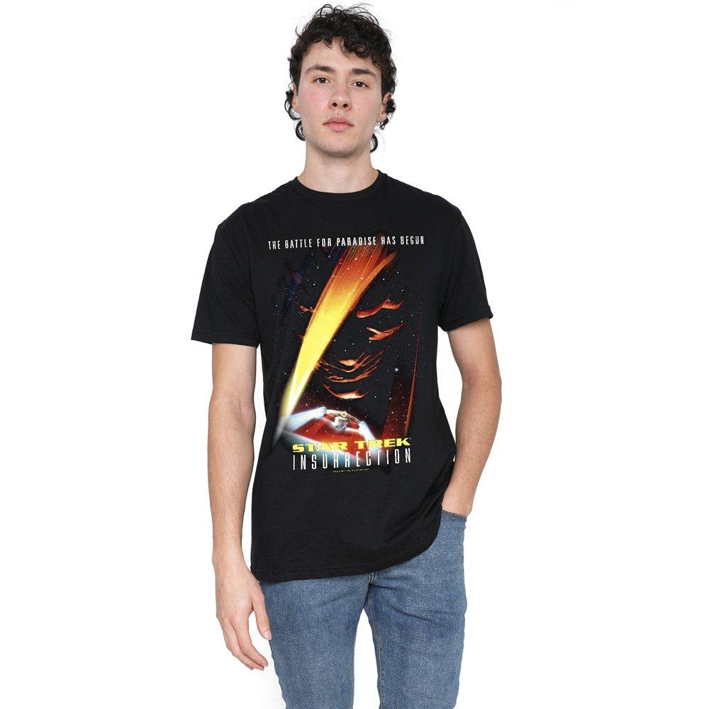 Black - Star Trek - Star Trek Insurrection(Movie) T Shirt Black - 1