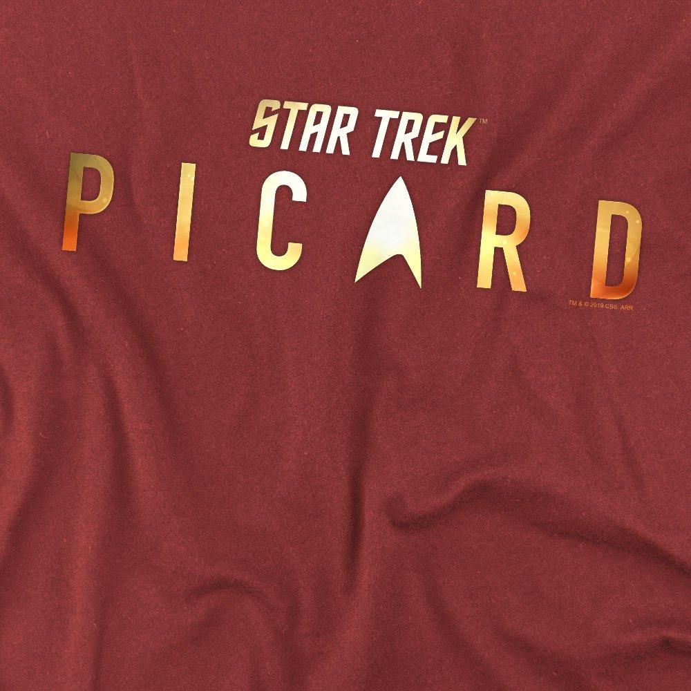Red - Star Trek - Star Trek Picard Picard Logo Rendered T Shirt Car - 2