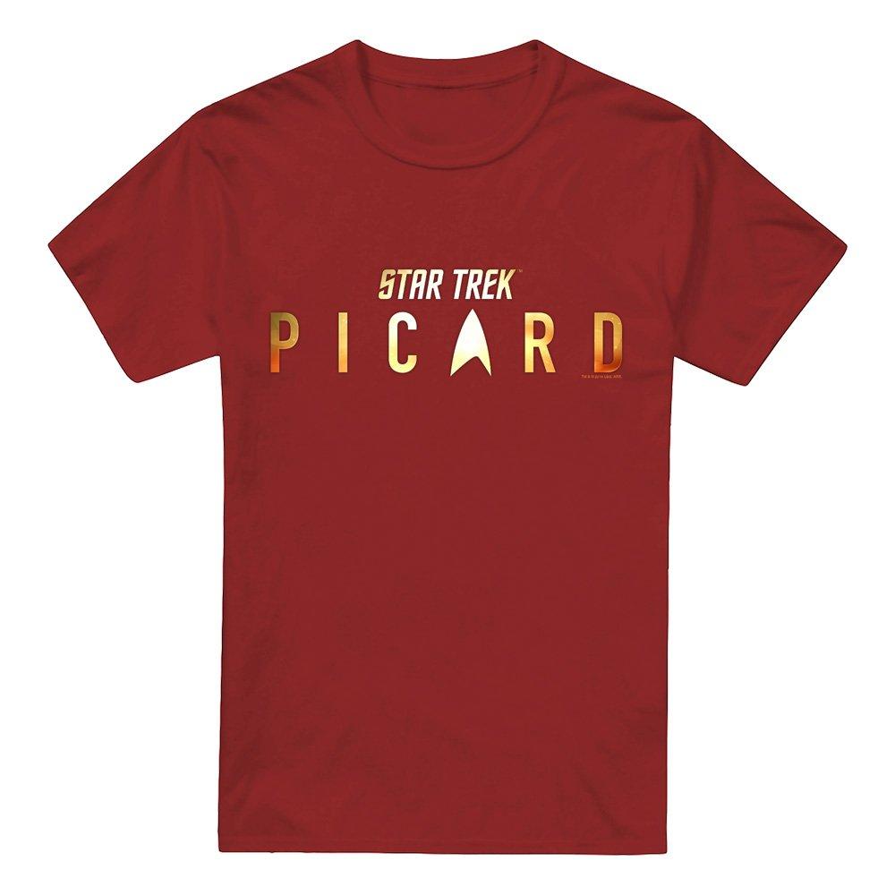 Red - Star Trek - Star Trek Picard Picard Logo Rendered T Shirt Car - 4