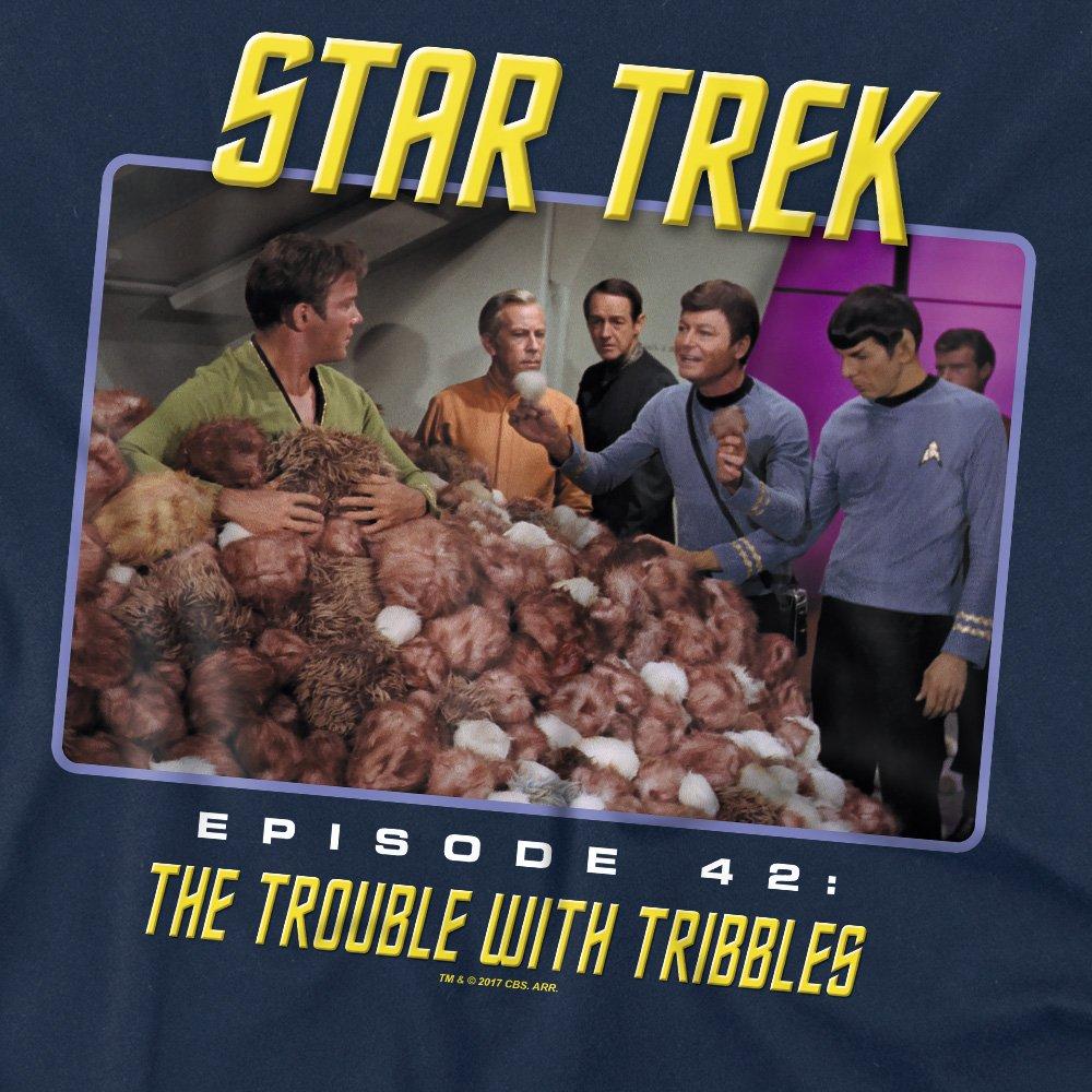 Navy - Star Trek - St:Original The Trouble With Tribbles T Shirt Nav - 2