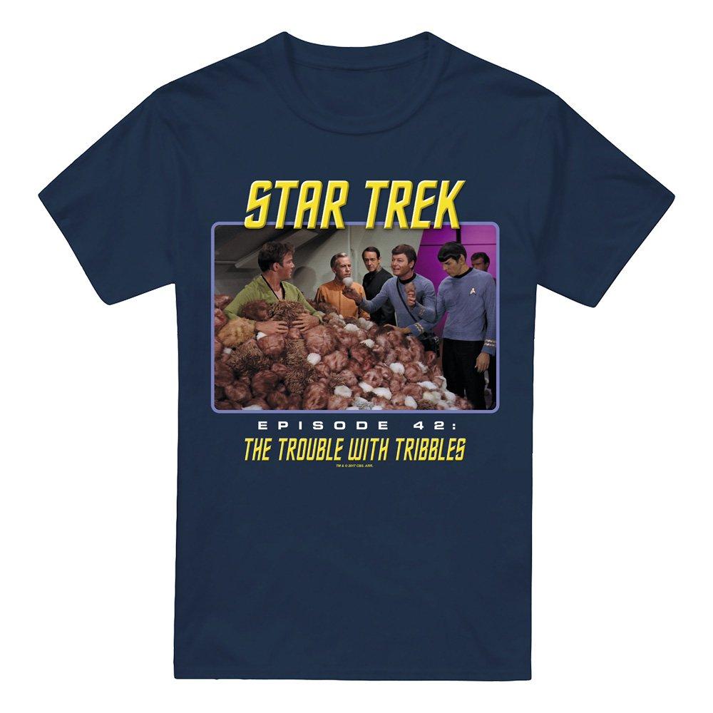 Navy - Star Trek - St:Original The Trouble With Tribbles T Shirt Nav - 4
