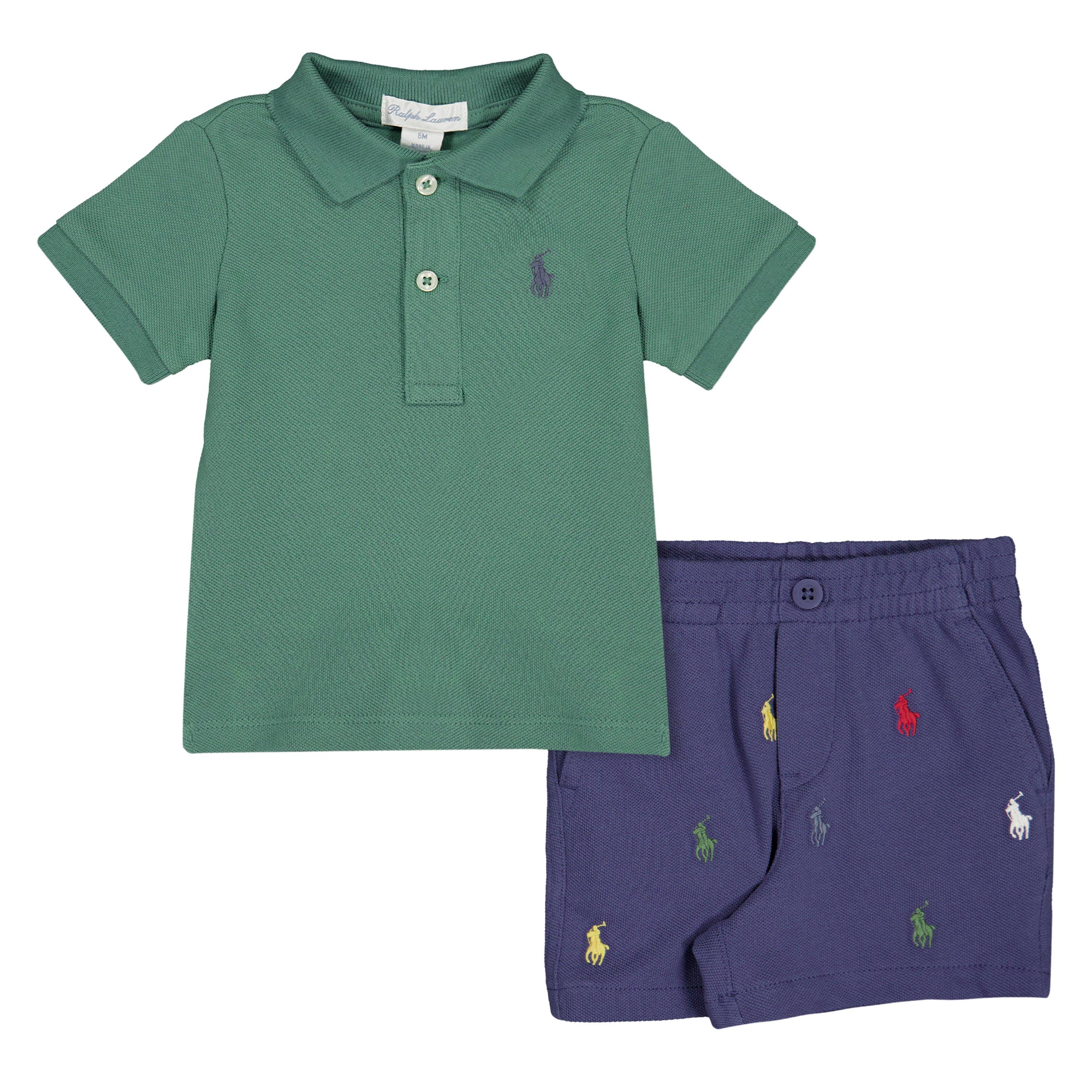 Fairway Green - Polo Ralph Lauren - Kids' Quality Fabric Shirt Set - 1