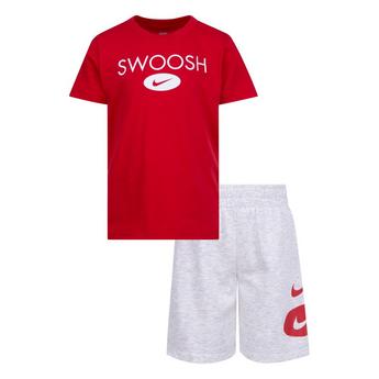 Nike Swoosh T Shirt and Shorts Set Infant Boys