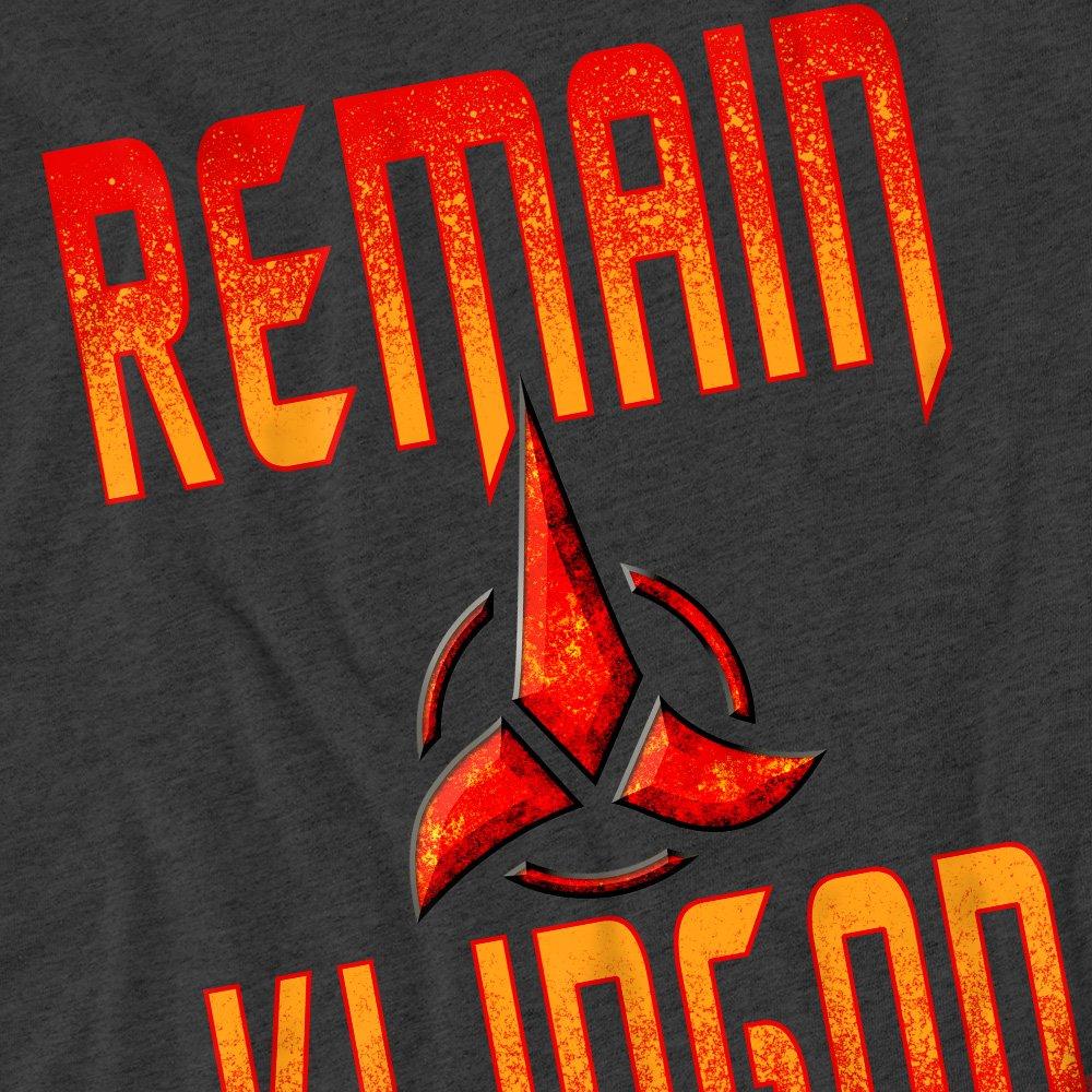Grey - Star Trek - Star Trek Discovery Remain Klingon T-Shirt Charco - 2