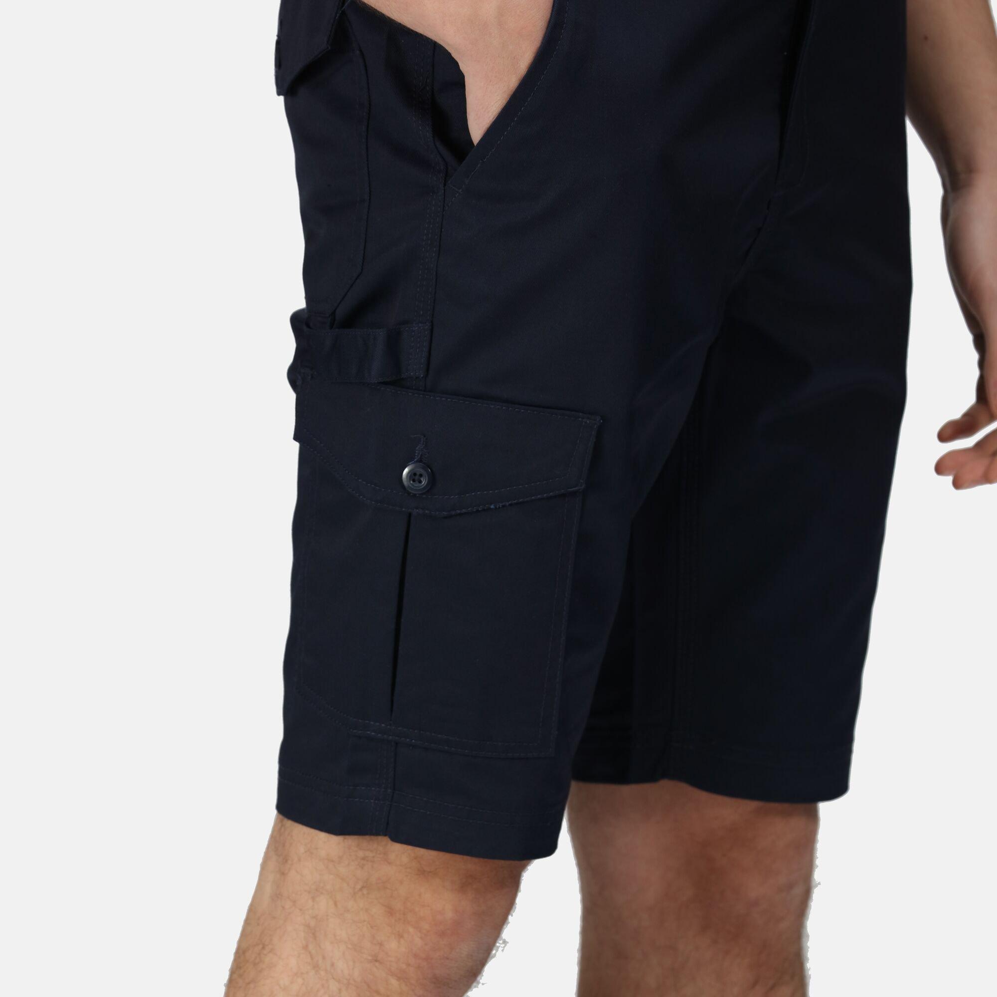 Navy - Regatta - Mens Pro Cargo Shorts - 4