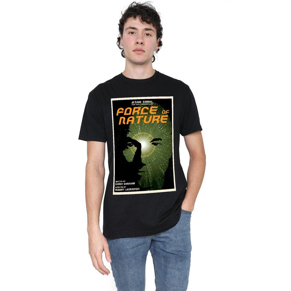 Black - Star Trek - Star Trek TNG Season 7 Episode 9 T Shirt Black - 1