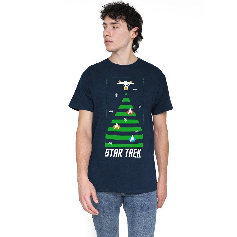 Navy - Star Trek - Star Trek The Original Series Christmas Tree T Shi - 1