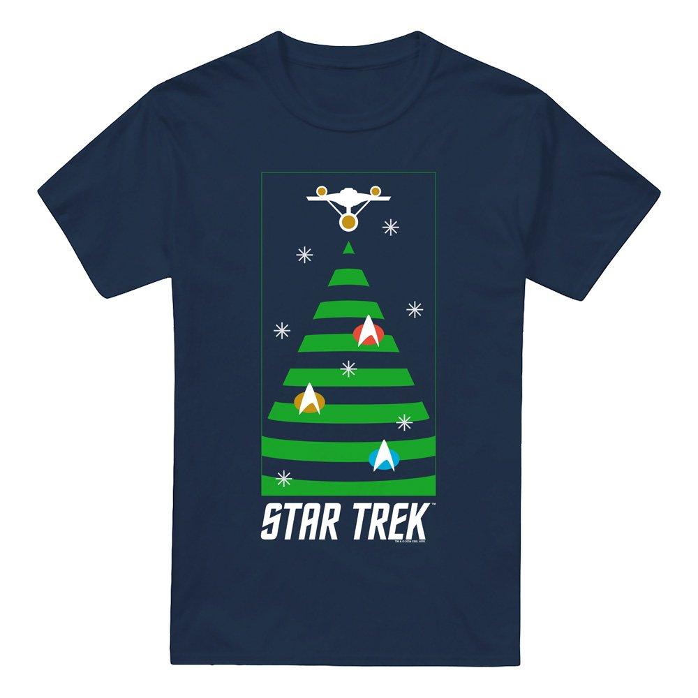 Navy - Star Trek - Star Trek The Original Series Christmas Tree T Shi - 4