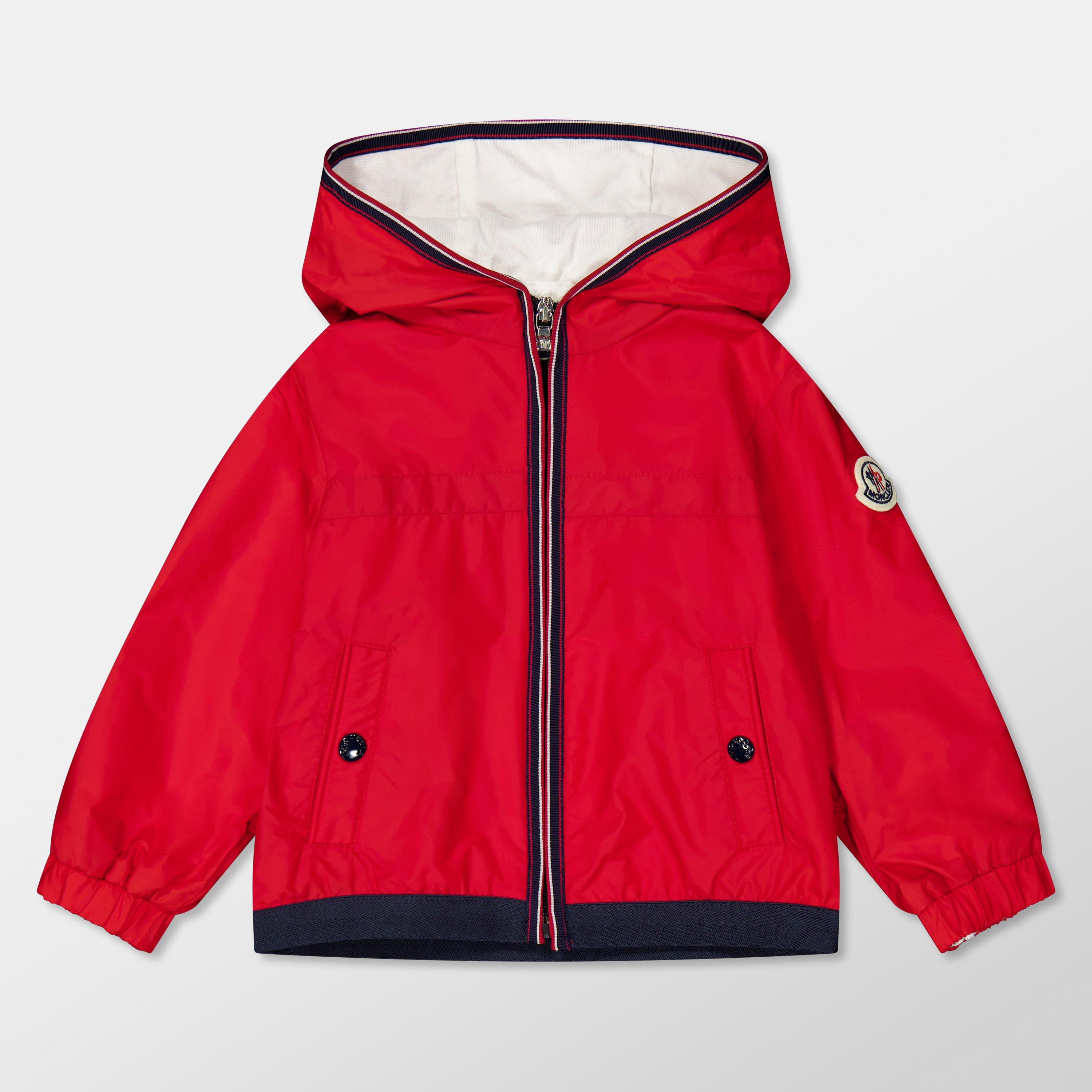 Red 456 - Moncler - Kids' Anton Hooded Long Sleeve Rain Anorak - 1