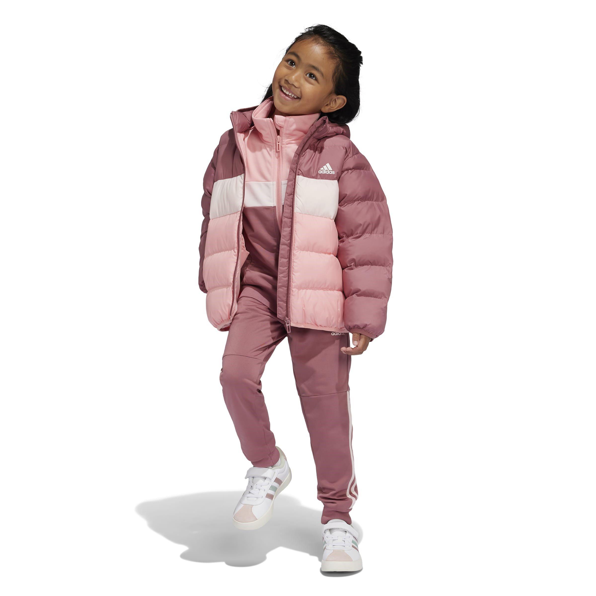 Crimson/Rosa - adidas - Synthetic Down Jacket Juniors - 4