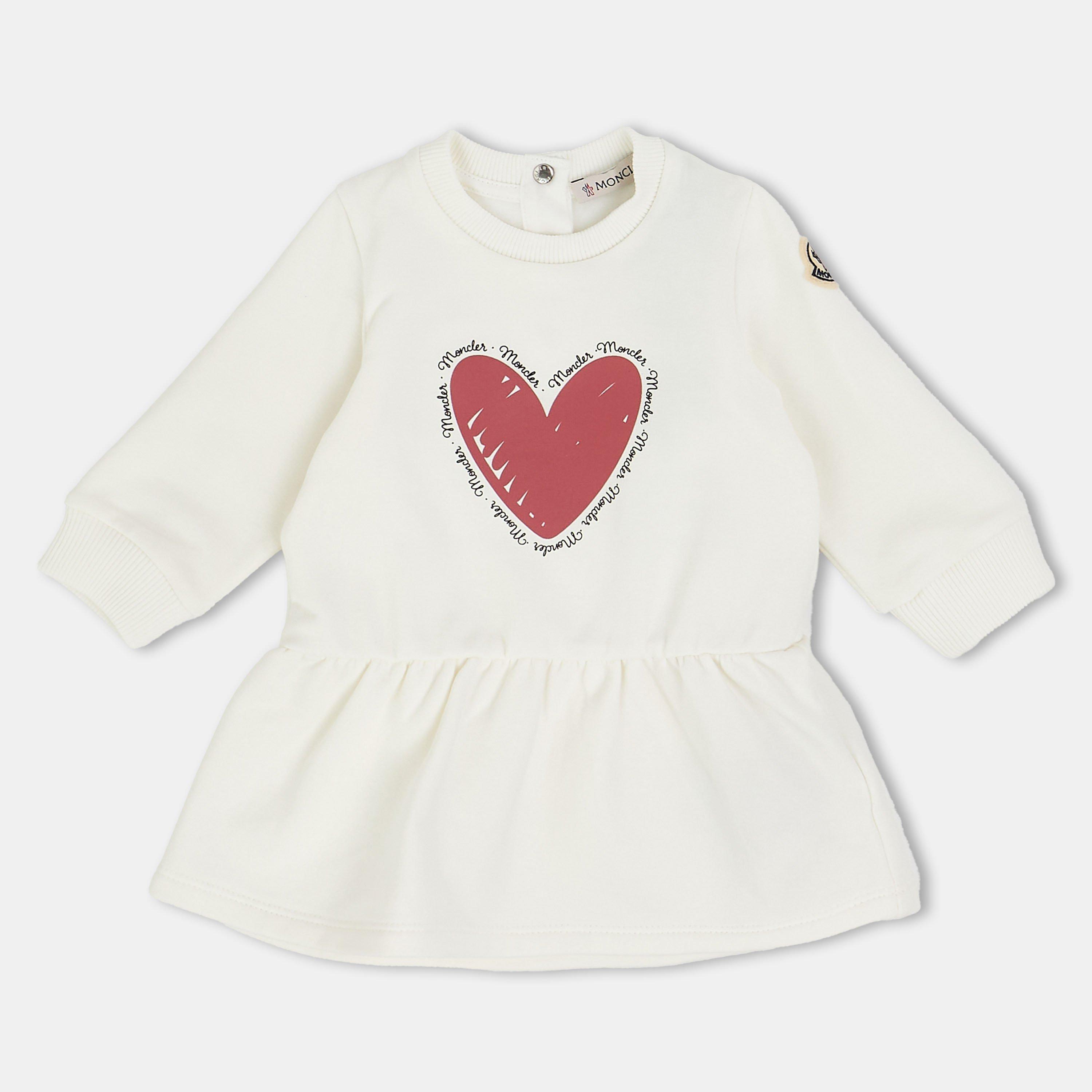 White 034 - Moncler - Kids' Flared Skater Dress - 1