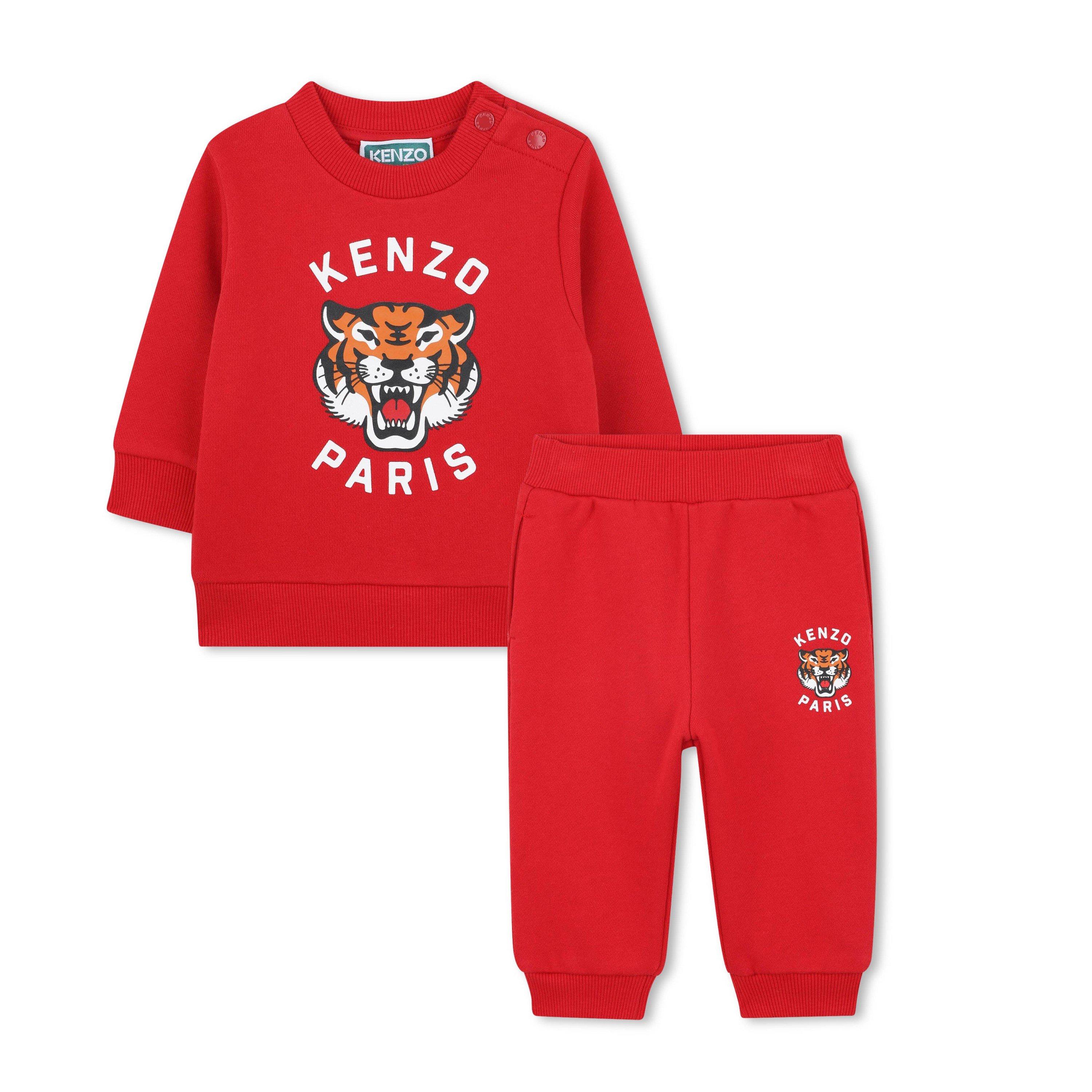 Red 968 - Kenzo - Unisex Kids Tiger Track Set - 1