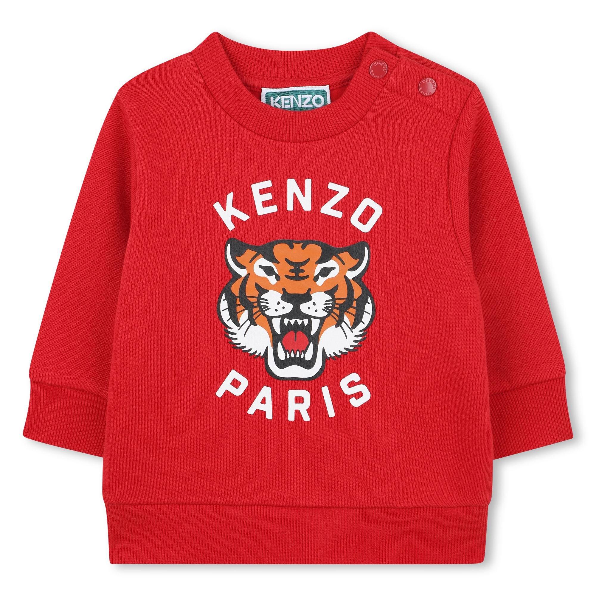 Red 968 - Kenzo - Unisex Kids Tiger Track Clothing Set - 3
