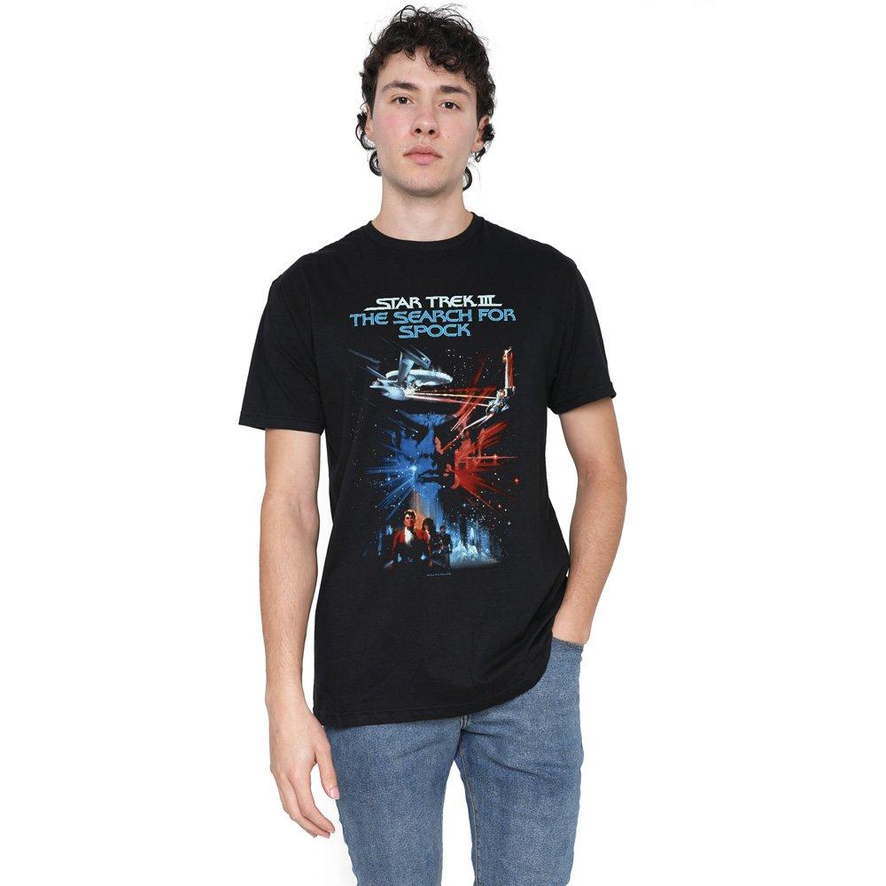 Black - Star Trek - Star Trek Search For Spock(Movie) T Shirt Black - 1