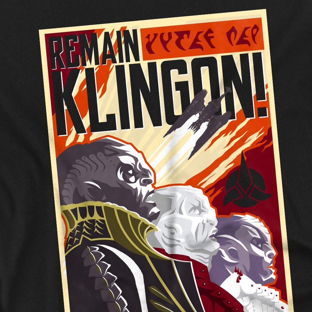 Black - Star Trek - Star Trek Discovery Remain Klingson Poster T Shirt - 2