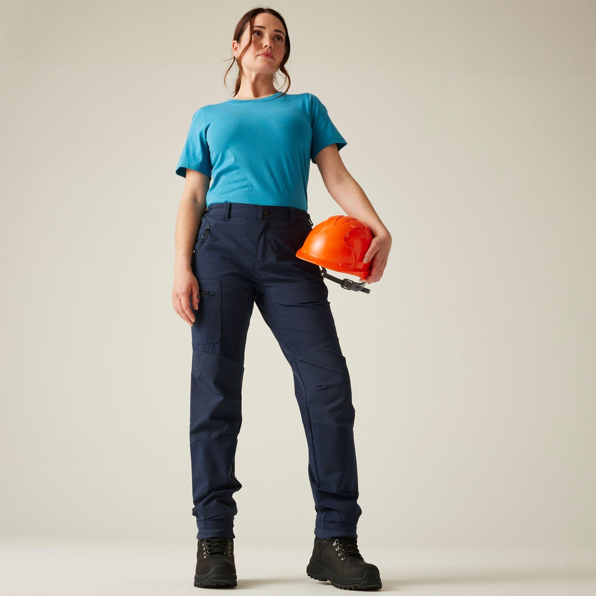 Navy - Regatta - Womens Prolite Stretch Trousers - 3