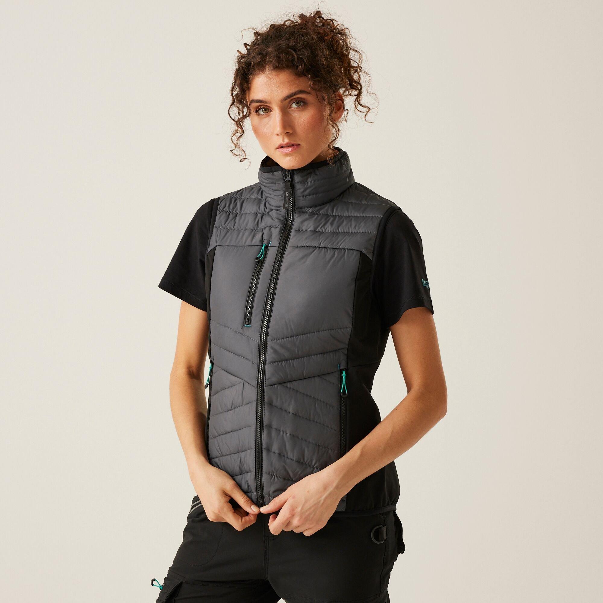 Seal Grey Black - Regatta - Womens ADA Hybrid Bodywarmer - 1