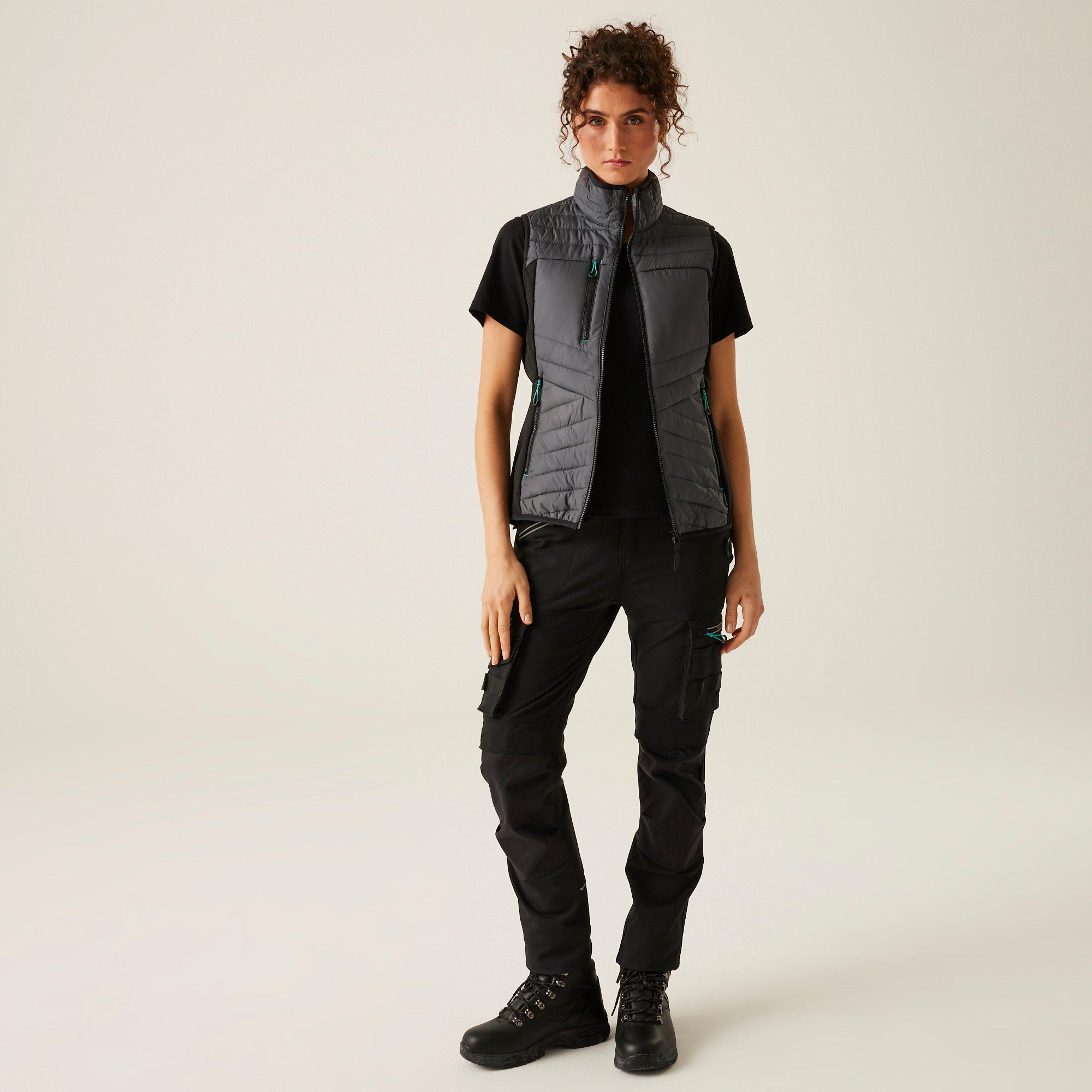 Seal Grey Black - Regatta - Womens ADA Hybrid Bodywarmer - 3