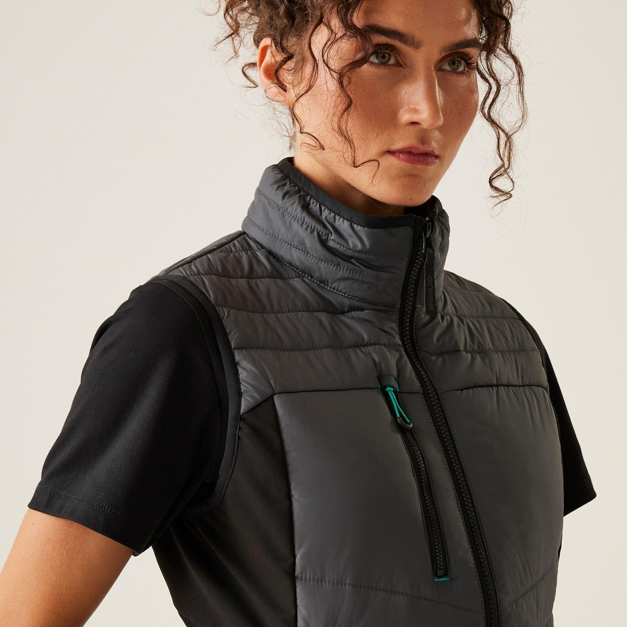 Seal Grey Black - Regatta - Womens ADA Hybrid Bodywarmer - 4