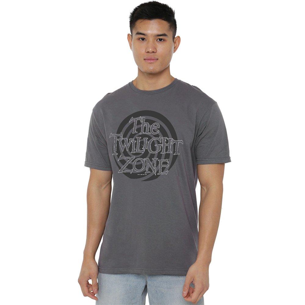 Grey - Other - Twilight Zone Spiral Logo T Shirt Charcoal - 1