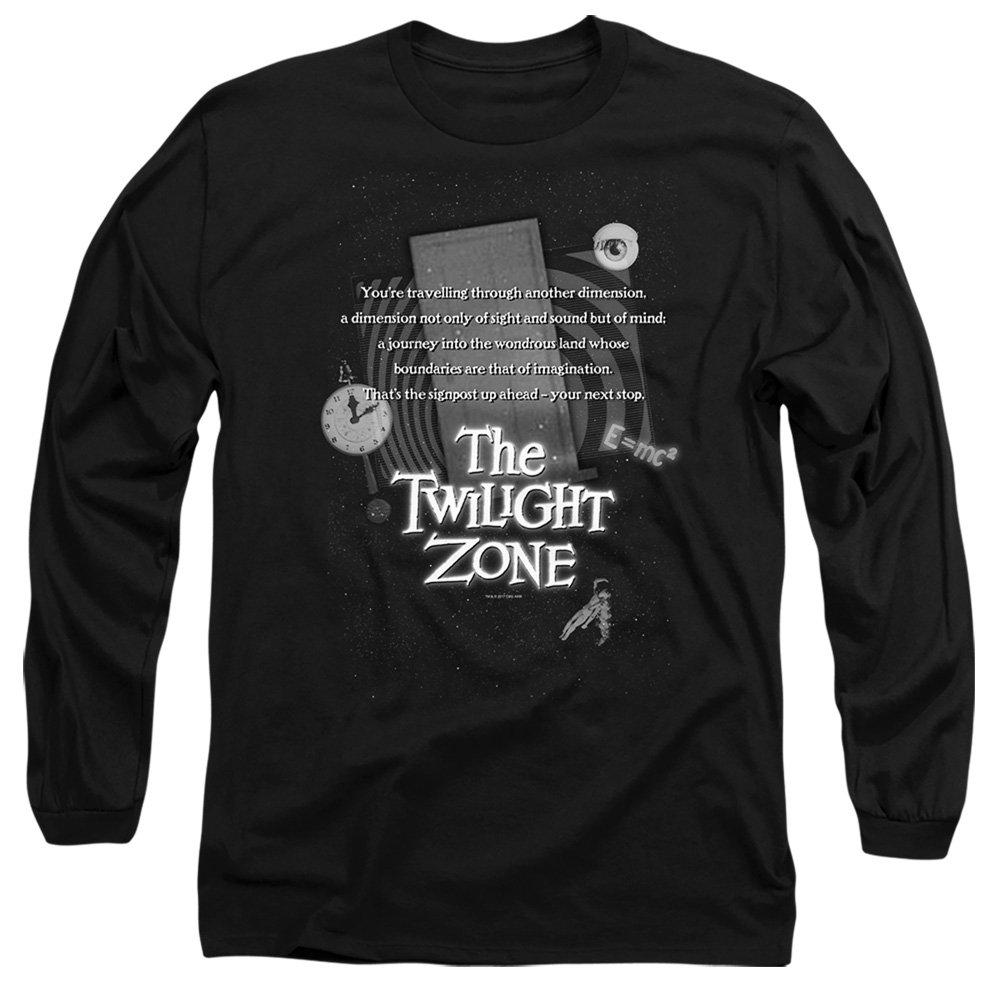 Black - Other - Twilight Zone Monologue Long Sleeve T-Shirt Black - 1