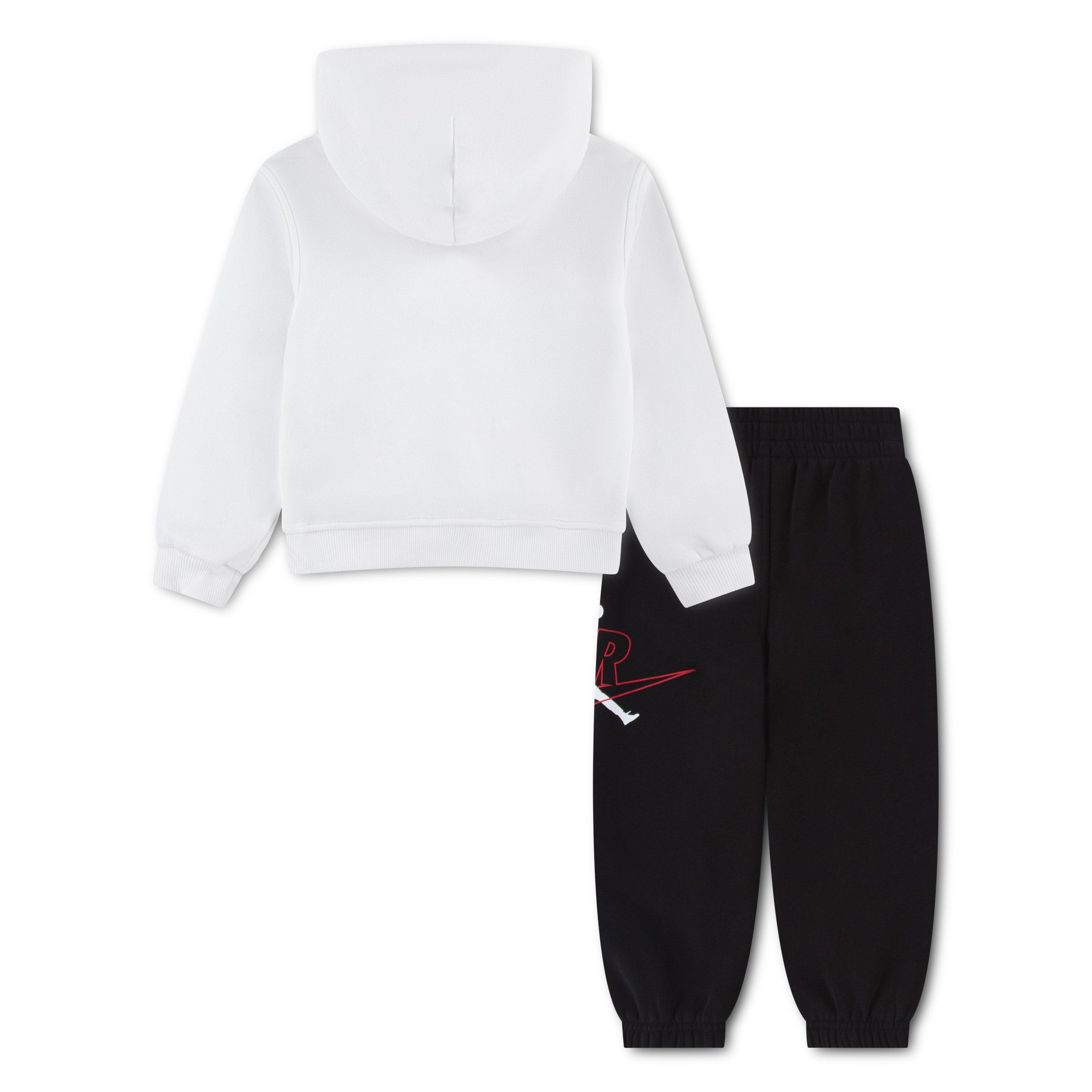 Black - Air Jordan - Kids' Swoosh Fleece Jumper and Joggers Pyjama Set - 2