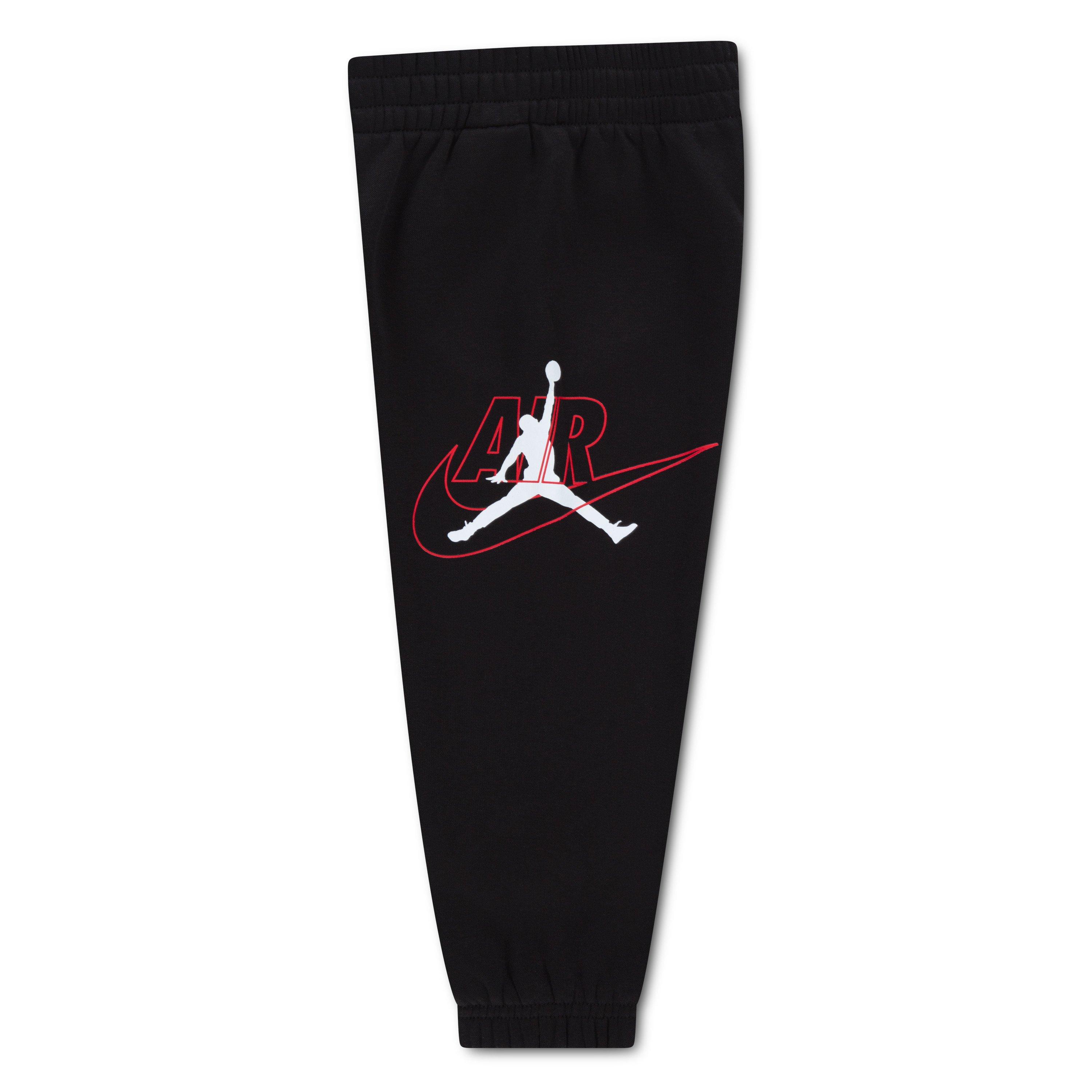 Black - Air Jordan - Kids' Swoosh Fleece Jumper and Joggers Pyjama Set - 3