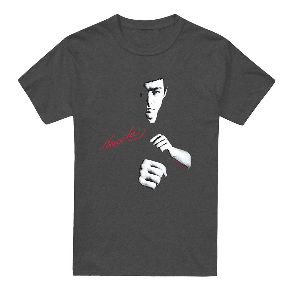 Grey - Other - Bruce Lee The Dragon Awaits T-Shirt Charcoal - 4