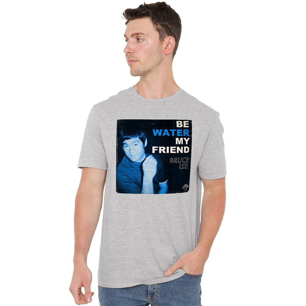 Grey - Other - Bruce Lee Water T Shirt Athletic Heather - 1