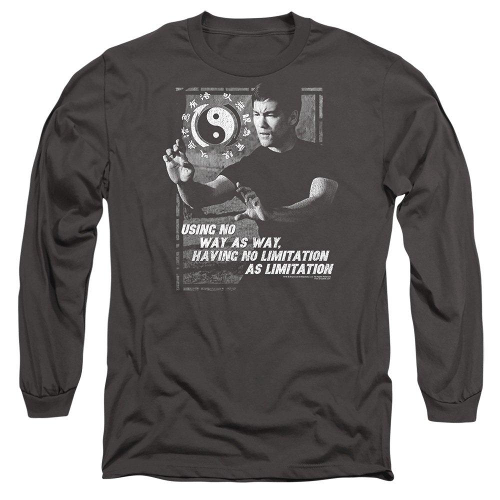 Grey - Other - Bruce Lee No Way As A Way Long Sleeve T-Shirt Cha - 1