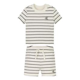 Calvin Klein Jeans STRIPE SS T-SHIRT SHORTS SET