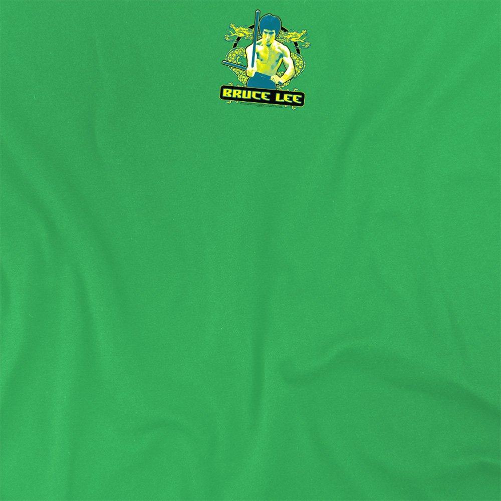 Green - Other - Bruce Lee Double Dragons T Shirt Kelly Green - 2