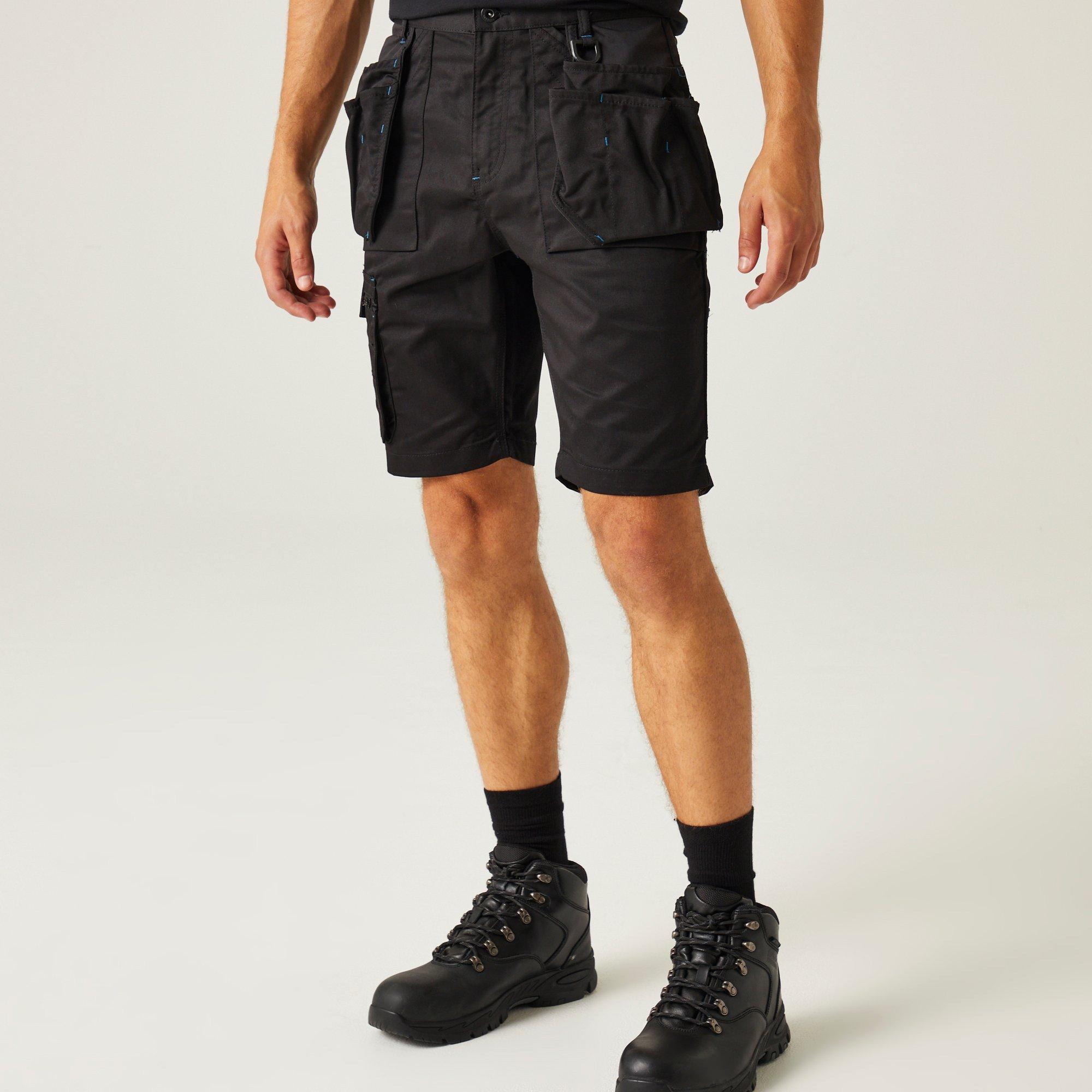Black - Regatta - Mens Tactical Incursion Cargo Shorts - 1