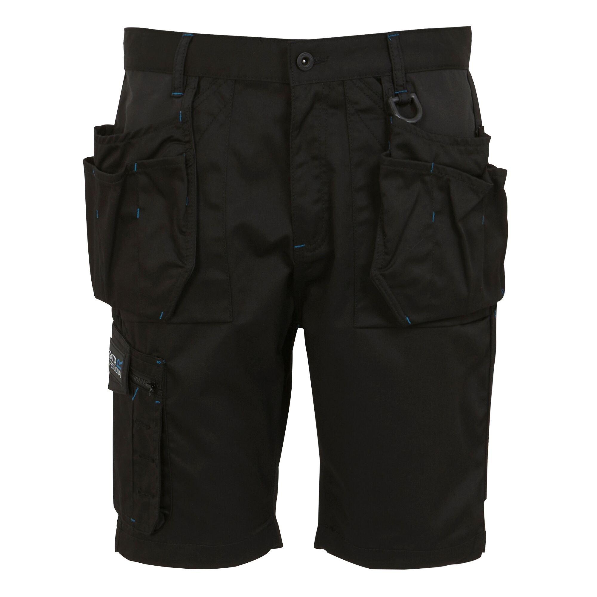 Black - Regatta - Mens Tactical Incursion Cargo Shorts - 7