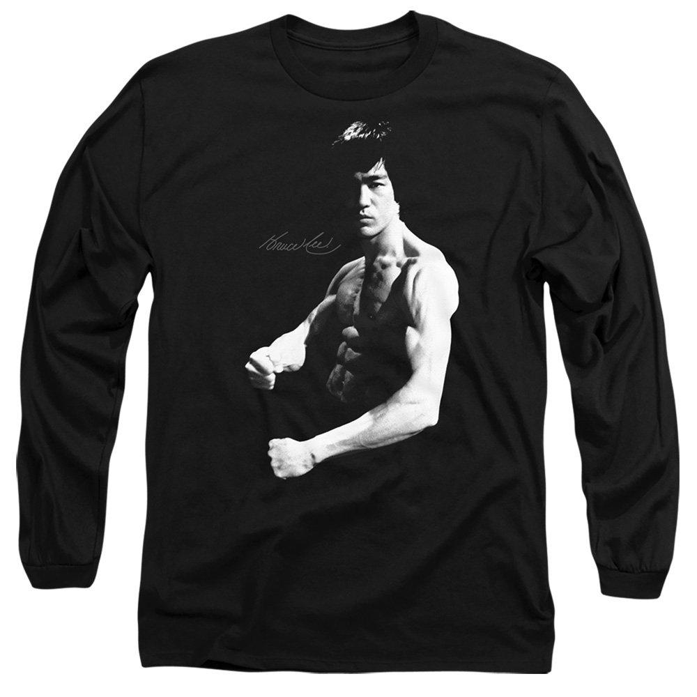 Black - Other - Bruce Lee Stance Long Sleeve T-Shirt Black - 1