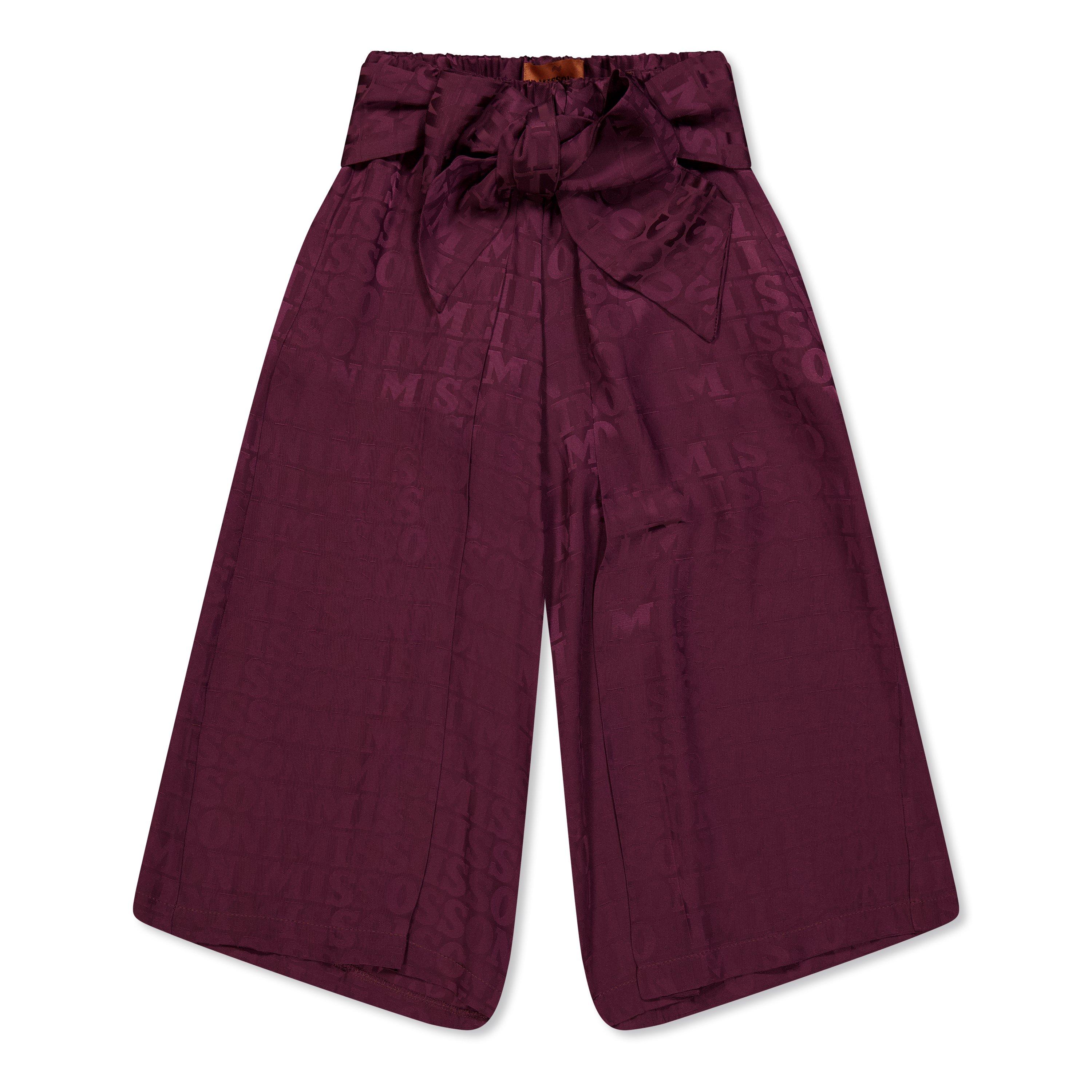 Missoni Kids' Wide Straight Leg Trouser