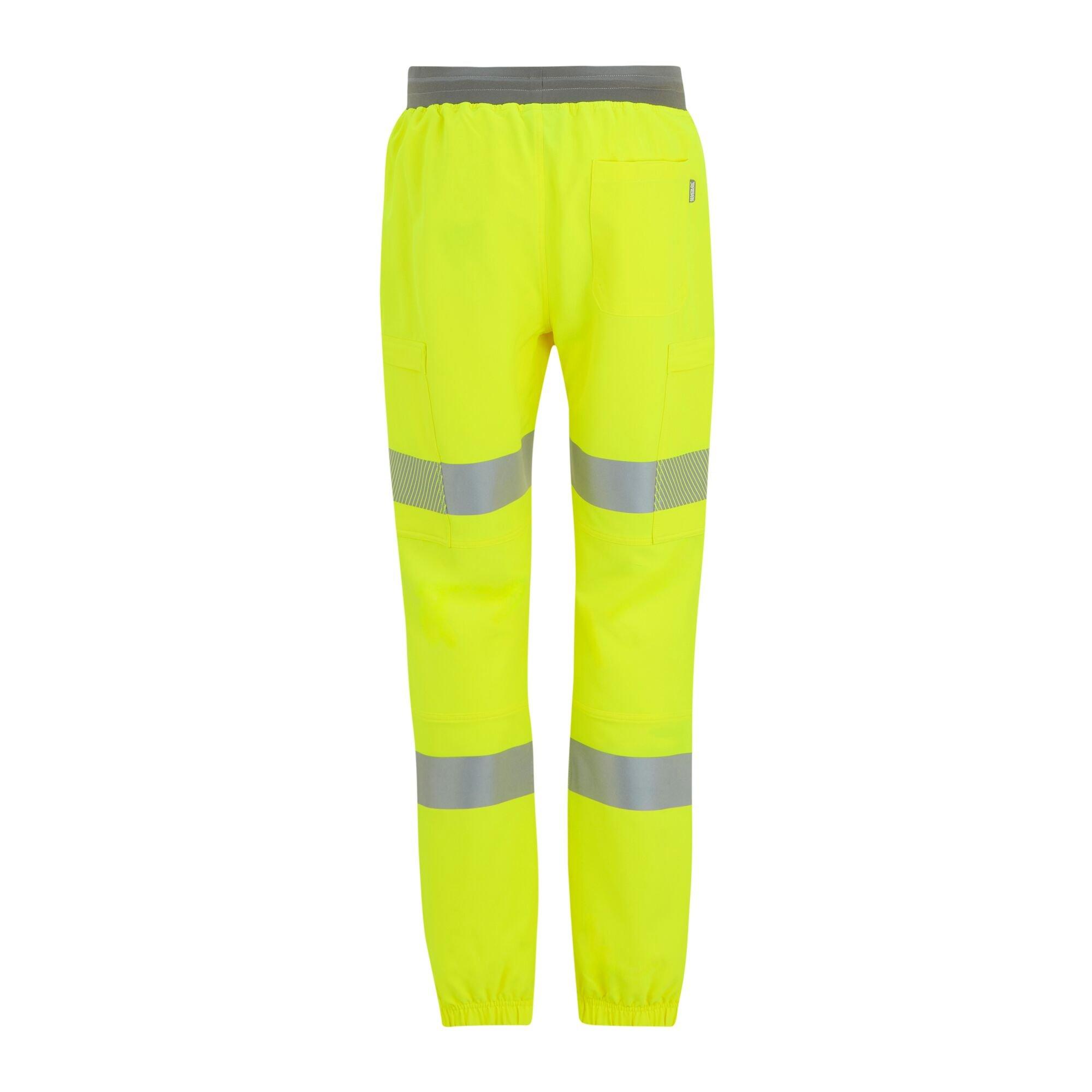 Yellow - Regatta - Mens Hi-Vis Prolite Stretch Jogger - 8