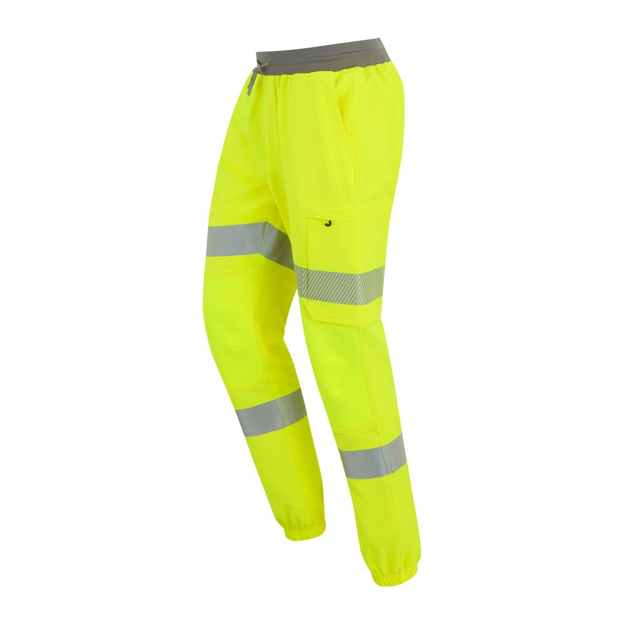Yellow - Regatta - Mens Hi-Vis Prolite Stretch Jogger - 9