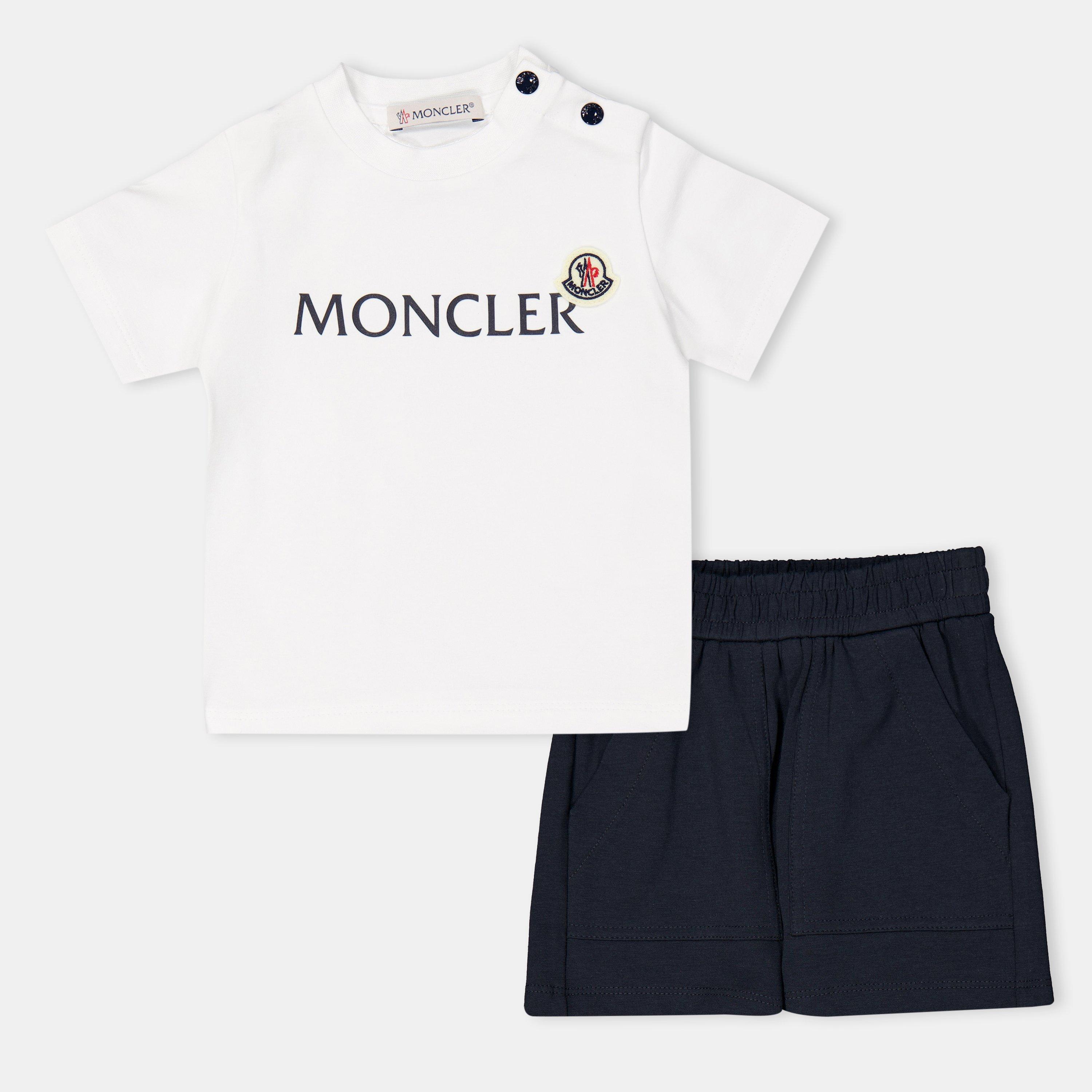 Moncler T-Shirt & Shorts Set Infants