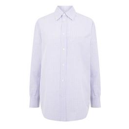 Bottega Veneta Cotton Linen Check Shirt With Bv Embroidery