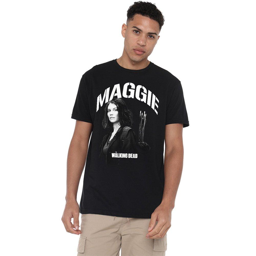Men's Other The Walking Dead Maggie Mono T-Shirt Black - XXL