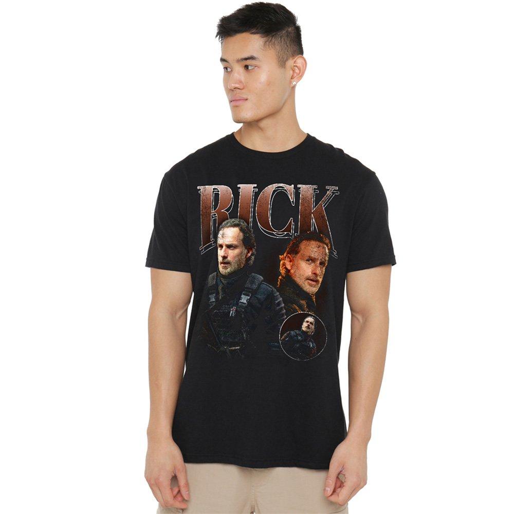 Men's Other The Walking Dead The Ones Who Lived Rick Homage T - Black - 4XL