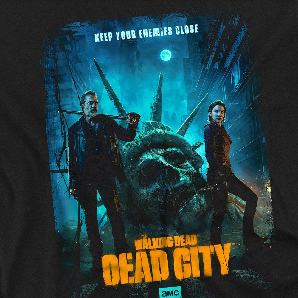 Black - Other - The Walking Dead Dead City Poster Art T-Shirt Bla - 2