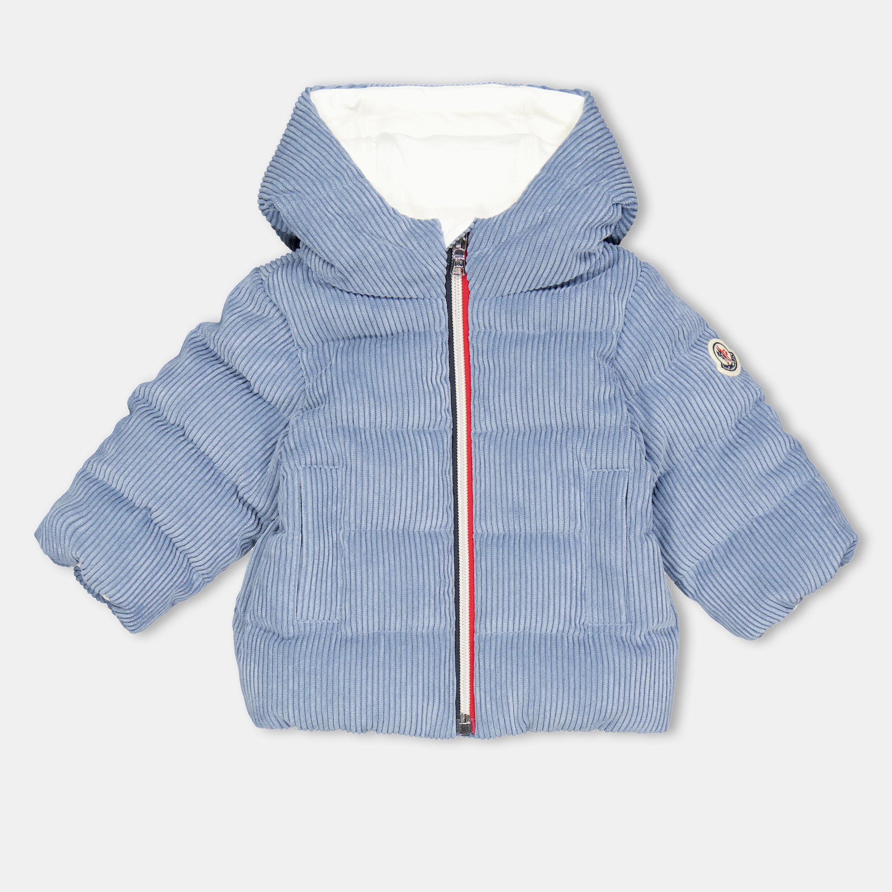 Moncler Kids' Insulated Medium Puffer Jacket - Pale Blue 78J