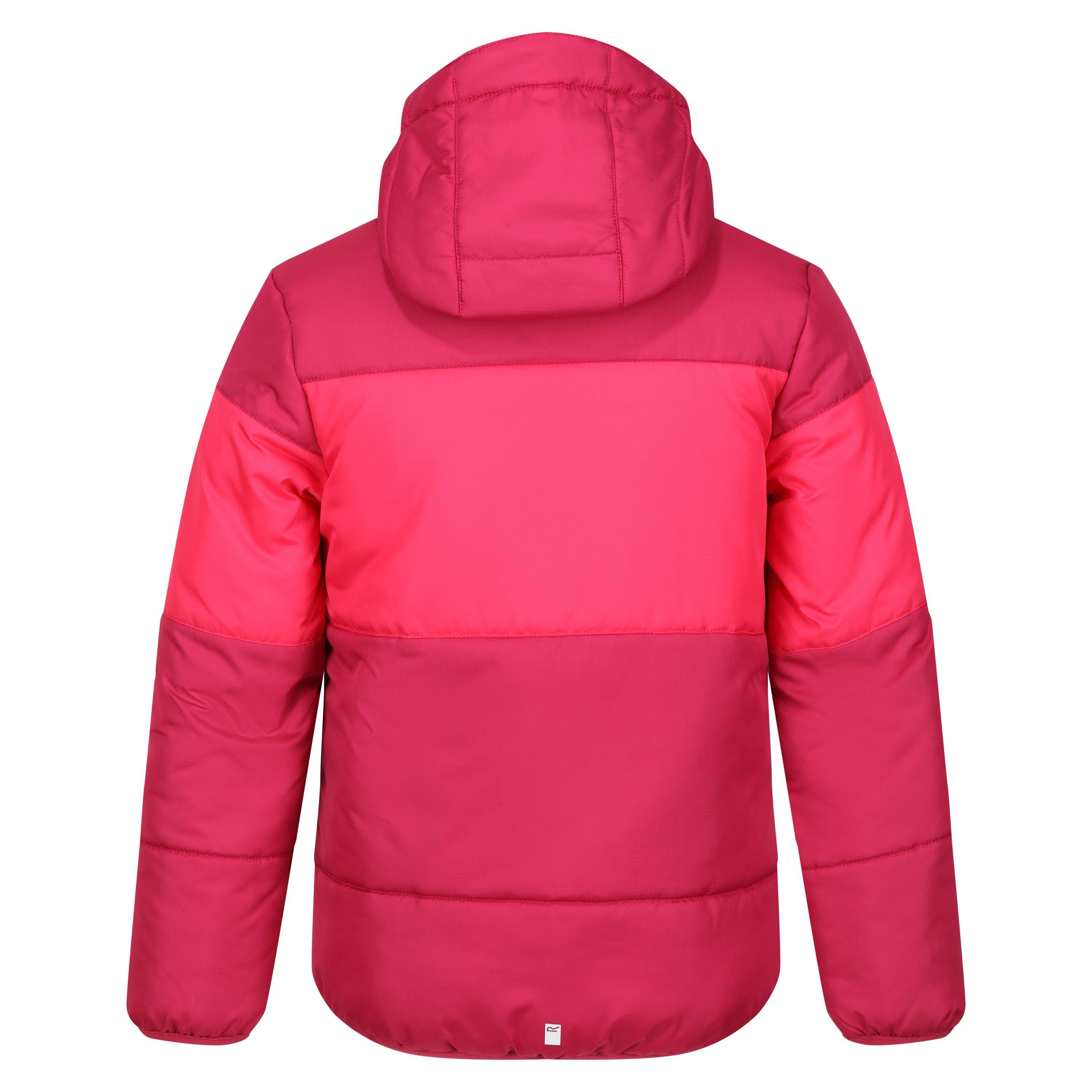 Berry/PkPotn - Regatta - Kids' LofthouseVII Heavyweight Puffer Jacket - 3