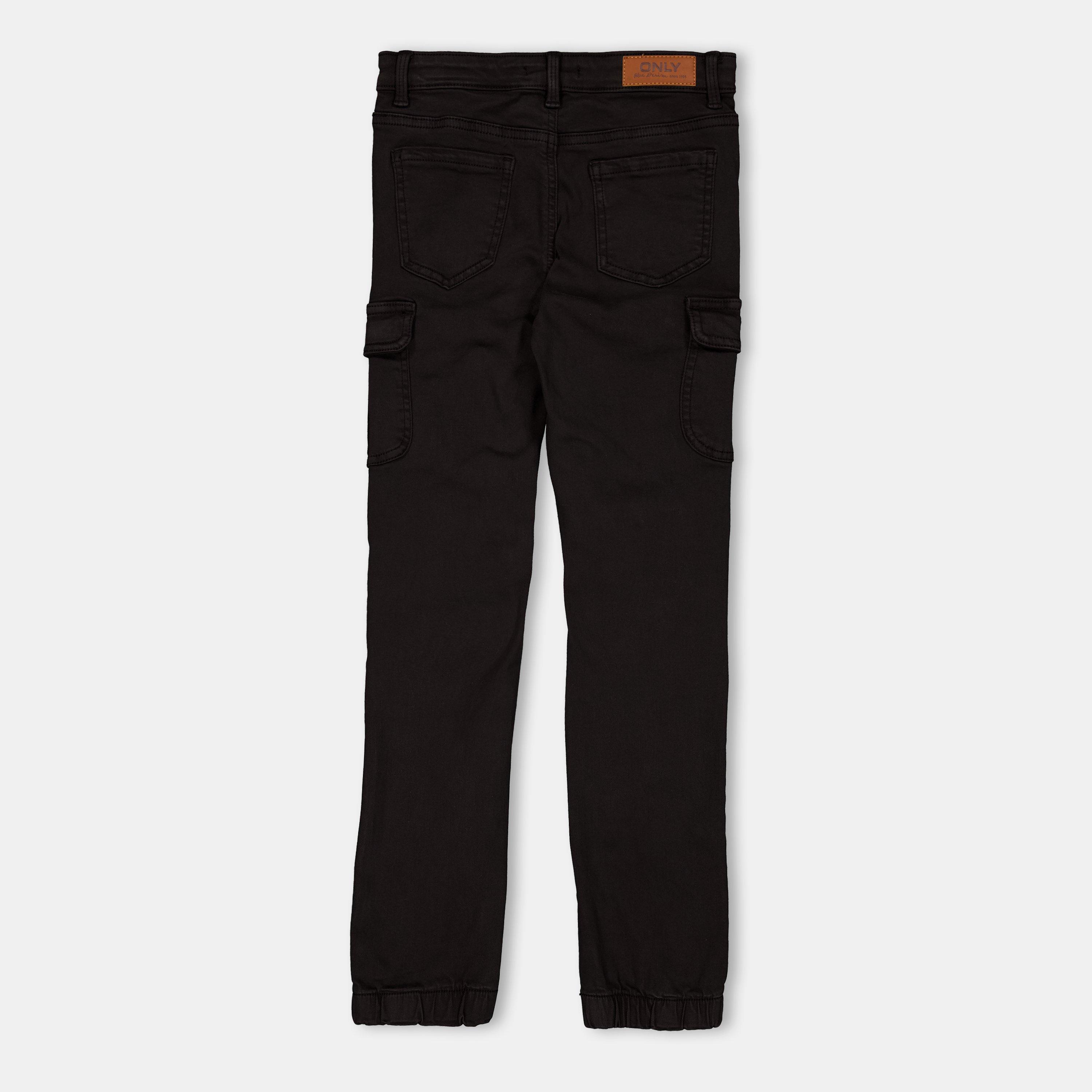 Black - Only - Cargo Trousers - 2